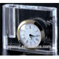 2015 heißer Verkauf billig maßgeschneiderte Mode Schreibtisch Kristall Uhr mit Stift Rack für Büro &amp; Home Dekoration
